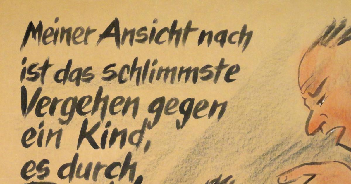 Meiner Ansicht nach ist das schlimmste Vergehen gegen ein Kind, es