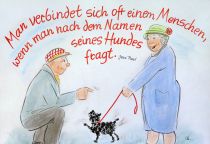 Man verbindet sich oft einem Menschen, wenn man nach dem Namen seinen Hundes fragt. - Jean Paul