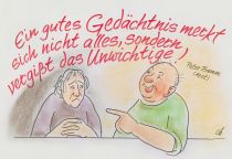 Ein gutes Gedächtnis merkt sich nicht alles, sondern vergißt das Unwichtige. - Peter Bamm
