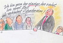 Ich bin gern der einzige, der redet - das spart Zeit und verhindert Streitereien. - Oscar Wilde