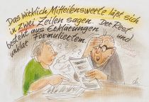Das wirklich Mitteilenswerte läßt sich in zwei Zeilen sagen. Der Rest besteht aus Erklärungen und unklar Formuliertem. - Gabriel Laub