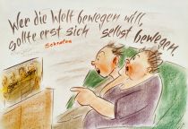 Wer die Welt bewegen will, sollte erst sich selbst bewegen. - Sokrates