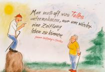 Man muß oft etwas Tolles unternehmen, um nur wieder eine Zeitlang leben zu können. - Johann Wolfgang von Goethe