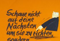 Schaue nicht auf deine Nächsten um sie zu richten, sondern um für sie zu beten! - Madeleine Delbrel